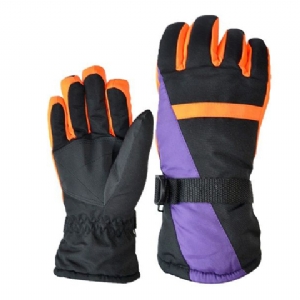 男式五指 L1613 黑紫橙